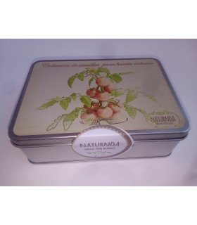 Lata de semillas para huerto urbano