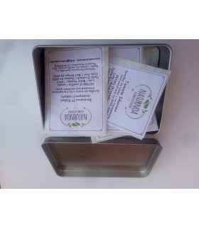 Lata de semillas para huerto urbano